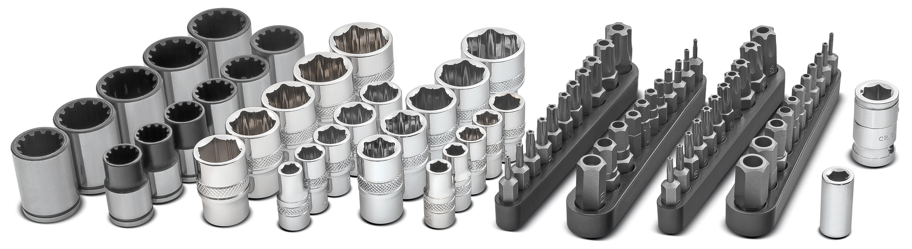 81 Piece Solutions Socket and Bit Set for Specialty and Damaged Fasten