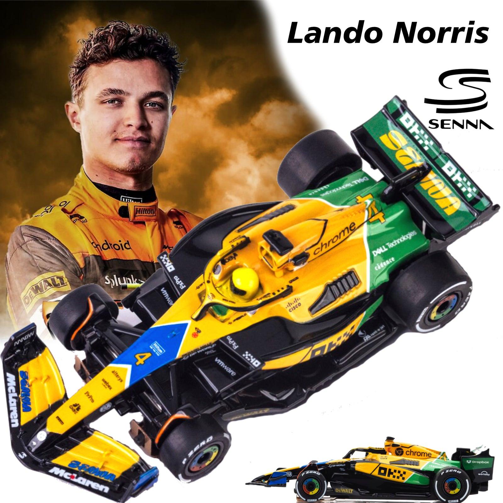 AFX 22120 McLaren F1 MCL38 #4 Lando Norris Ayrton Senna 2024 HO