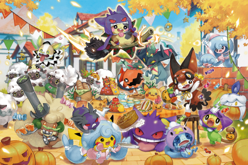 ポケモンセンターに、ハロウィンホームパーティをイメージしたグッズが