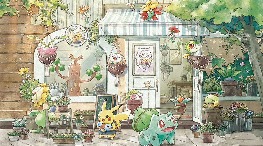 ガーデニングをテーマにしたグッズが、ポケモンセンターに登場