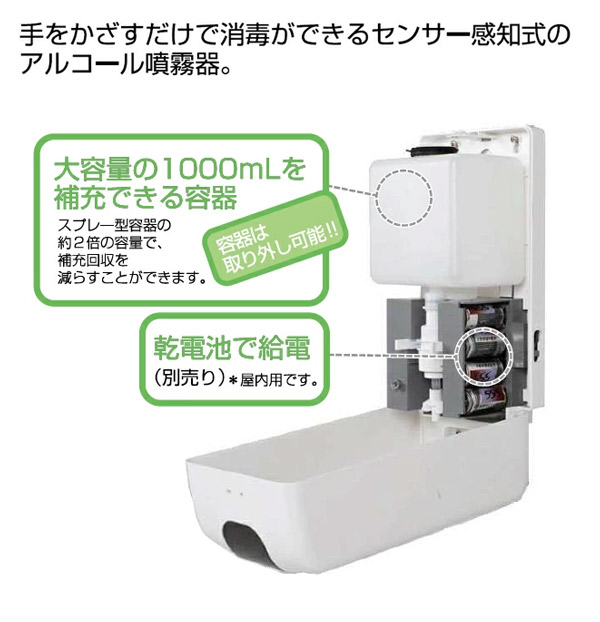 廃番・再入荷なし】山崎産業 オートディスペンサー F-1409-S （ロング