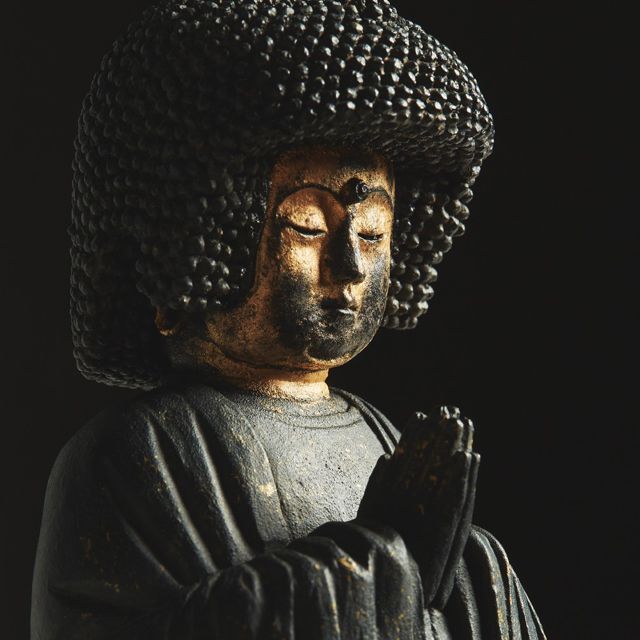 送料無料！ミニ仏像TanaCOCORO[掌]「五劫思惟阿弥陀」