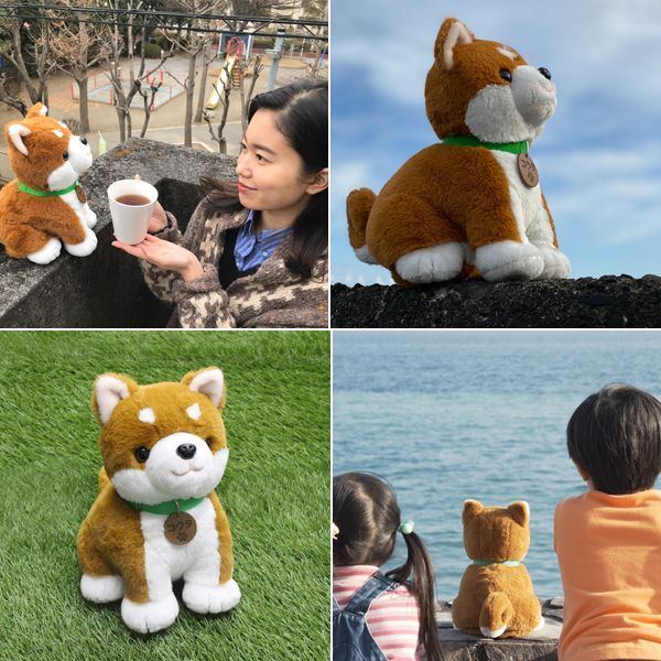 音声認識ぬいぐるみ「こんにちワン！しばいぬコウタ」バンダナ付きCSL