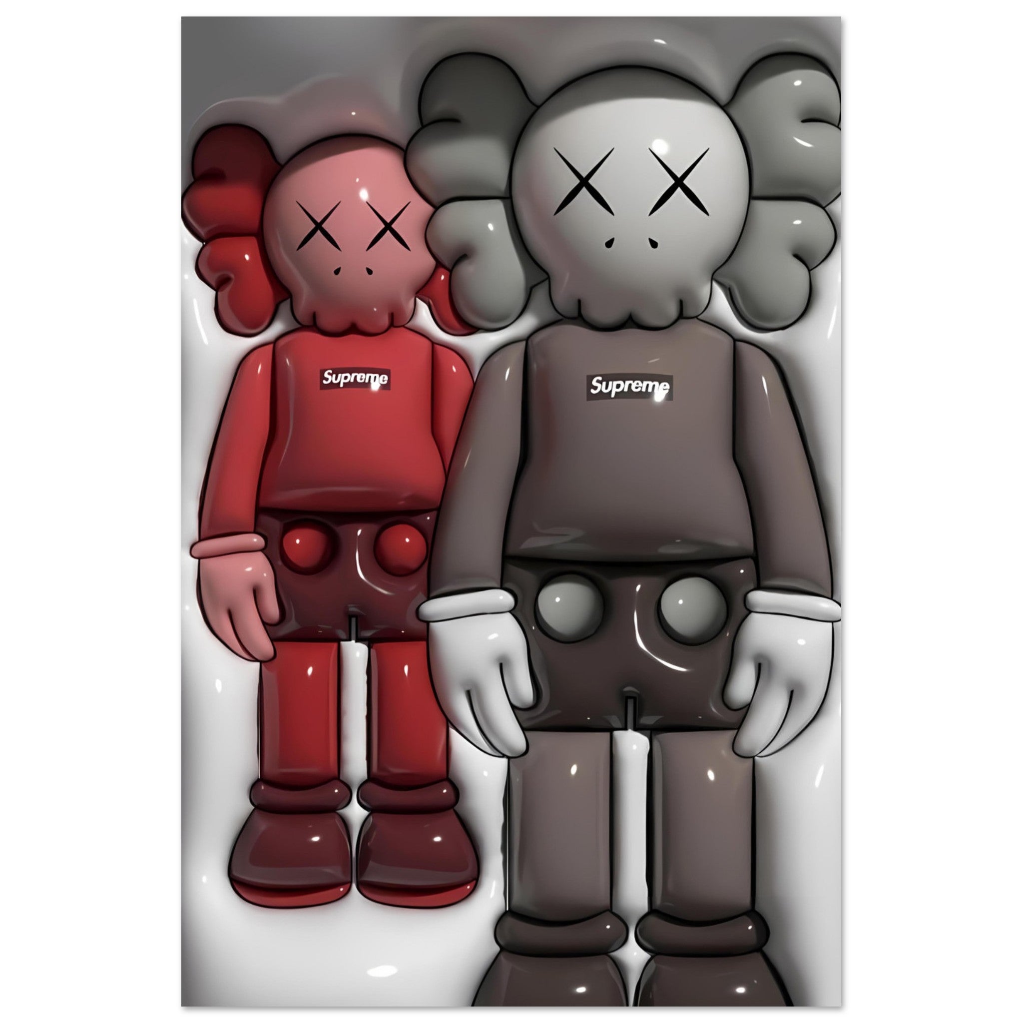 ADAM LISTER アダムリスター シルクスクリーン KAWS アトムモデル ADAM