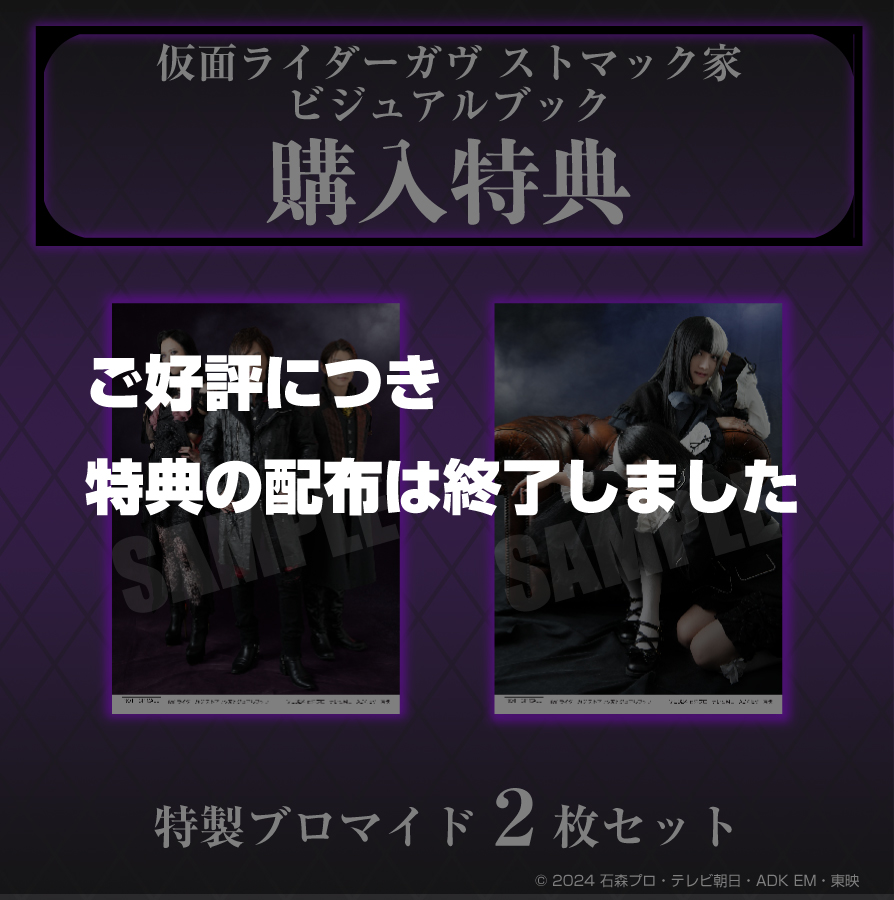 仮面ライダーガヴ ストマック家ビジュアルブック |9784798639475