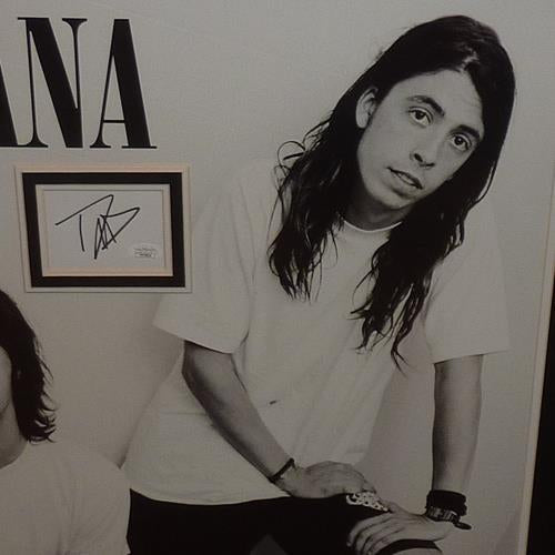 Nirvana Band Full-Size Music Poster Deluxe Framed with Dave Grohl