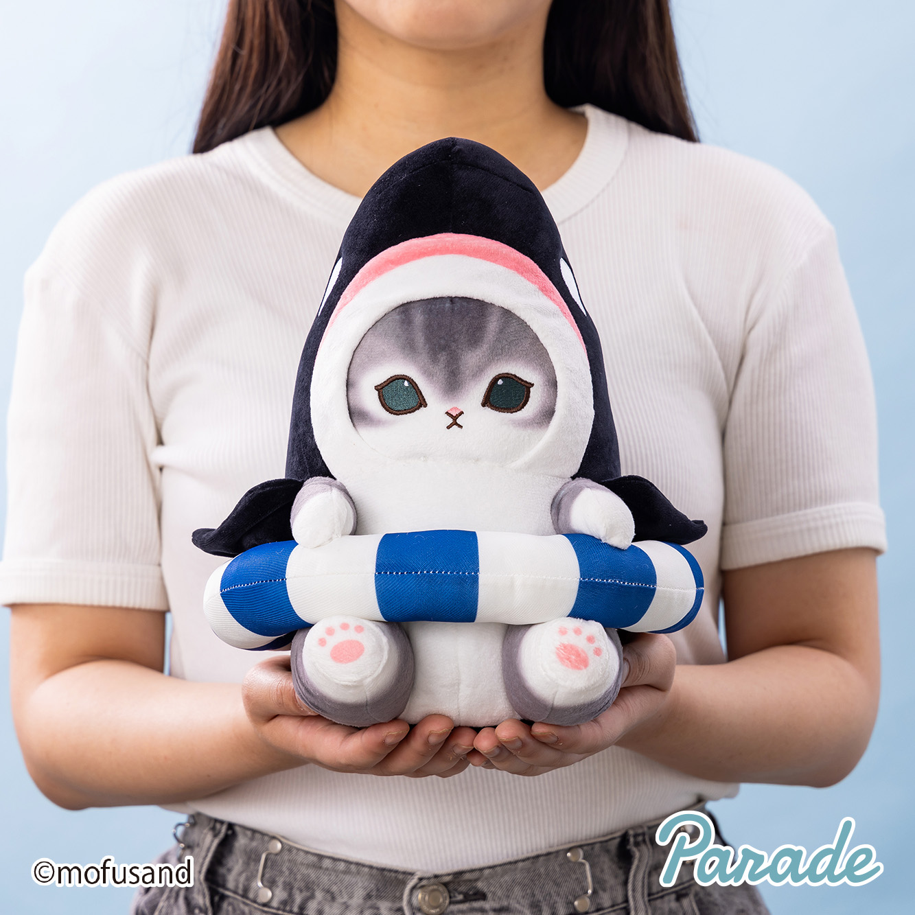 mofusand サメにゃん&シャチにゃんBIGぬいぐるみ ～浮き輪でエンジョイ