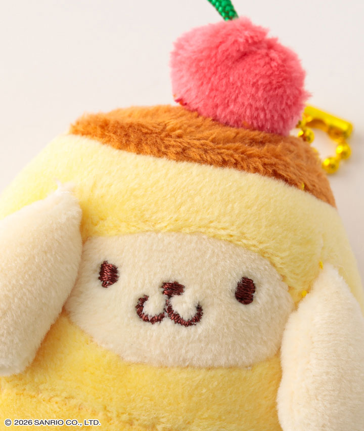 サンリオキャラクターズ】（ポムポムプリン）ぬいぐるみボールチェーン