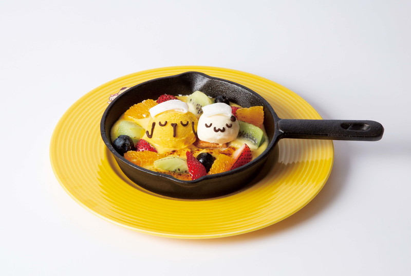 ポムポムプリン＆マフィンが温泉でほっこり♪ 秋のあったかメニューが