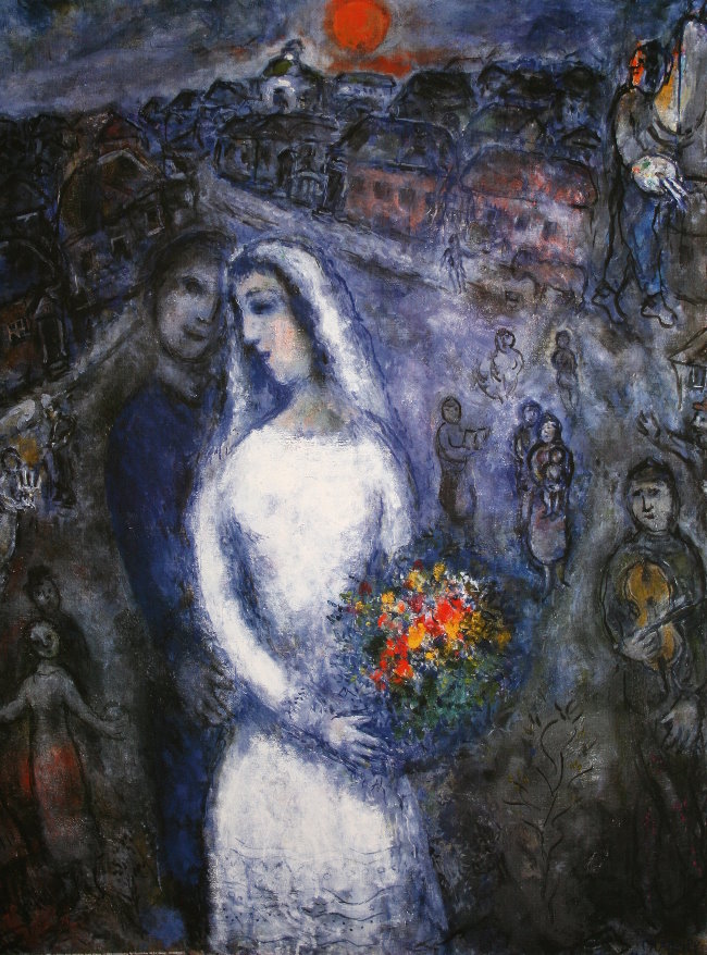 Marc Chagall poster : Le couple