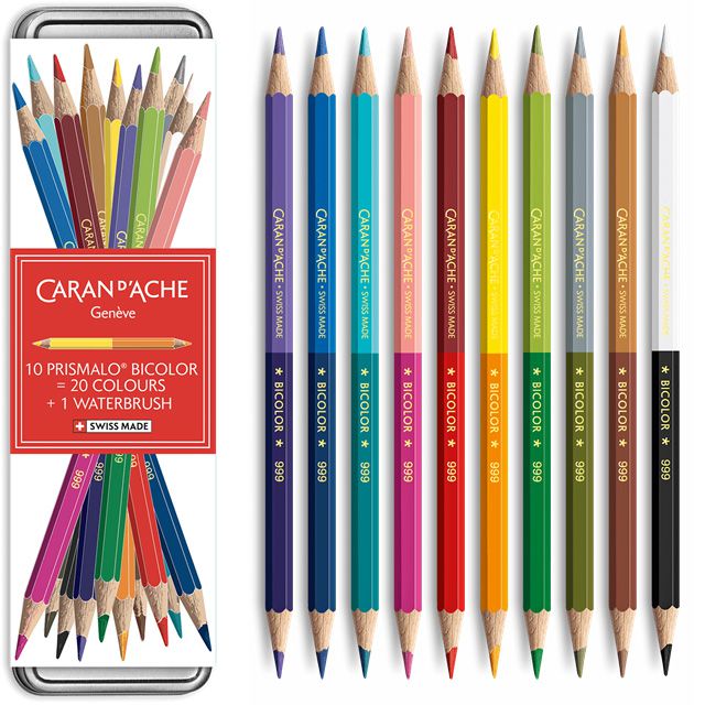 CARAN D'ACHE カランダッシュ 水溶性色鉛筆 クリスマスコレクション