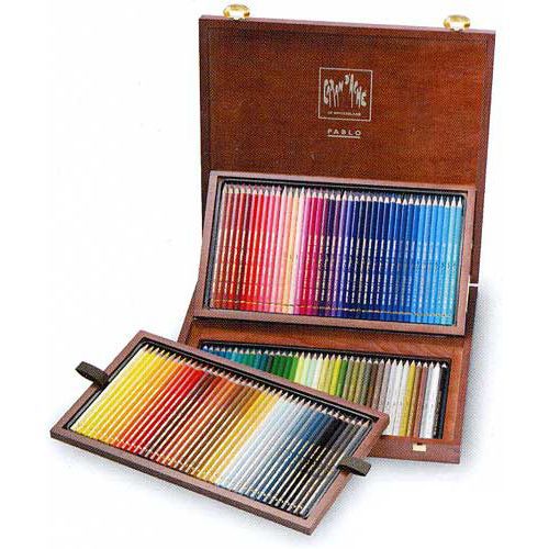 CARAN D'ACHE カランダッシュ 色鉛筆 パブロ油性色鉛筆 0666-318 18色