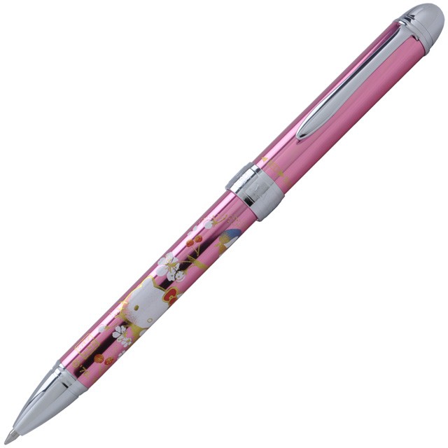SAILOR セーラー万年筆 複合筆記具 ハローキティ 優美蒔絵3 2+1 四十雀