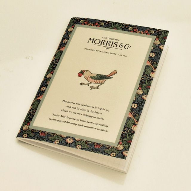 William Morris ウィリアム・モリス ノートブック 5mm方眼 A6 ケルム