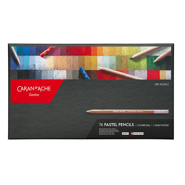 CARAN D'ACHE カランダッシュ パステルペンシル 76色セット紙箱入 0788