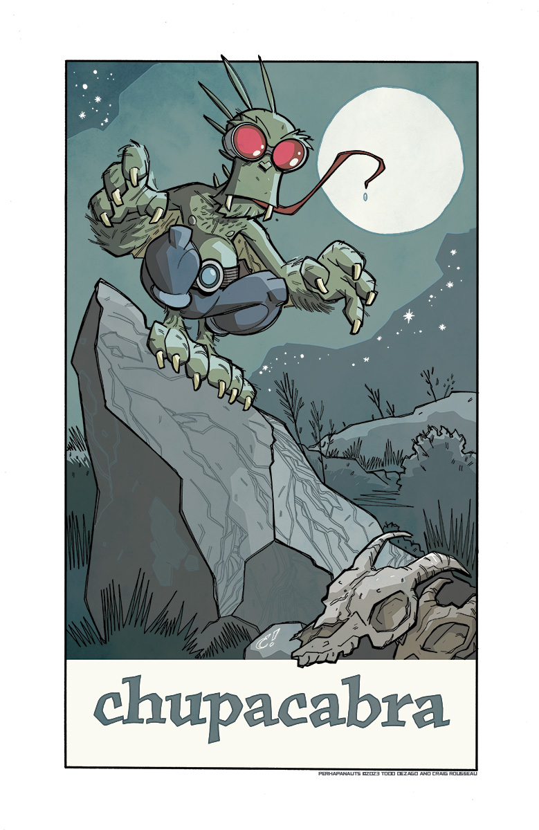 CHUPACABRA print - The Perhapanauts