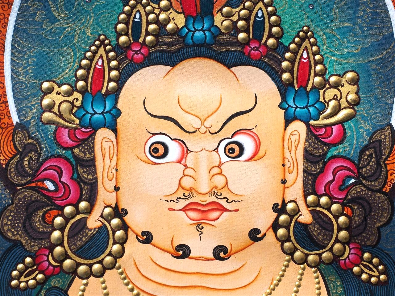 ◇現地より直送！職人による肉筆◇貴重な本物・曼荼羅（マンダラ