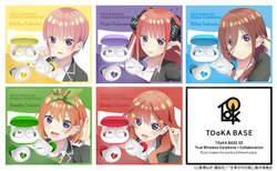五等分の花嫁∬』コラボ完全ワイヤレス。五つ子カラーの5モデル