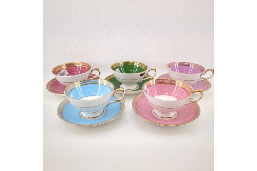 未使用品 エインズレイ カップ&ソーサー アジア・ローズ Aynsley