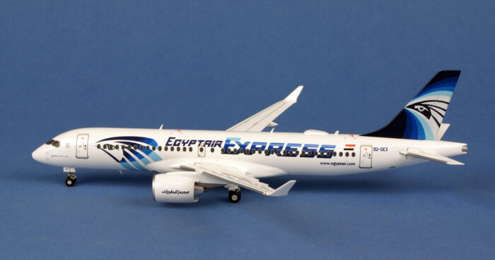 Egyptair Express Airbus A220-300 SU-GEX - Pilot's station airfield