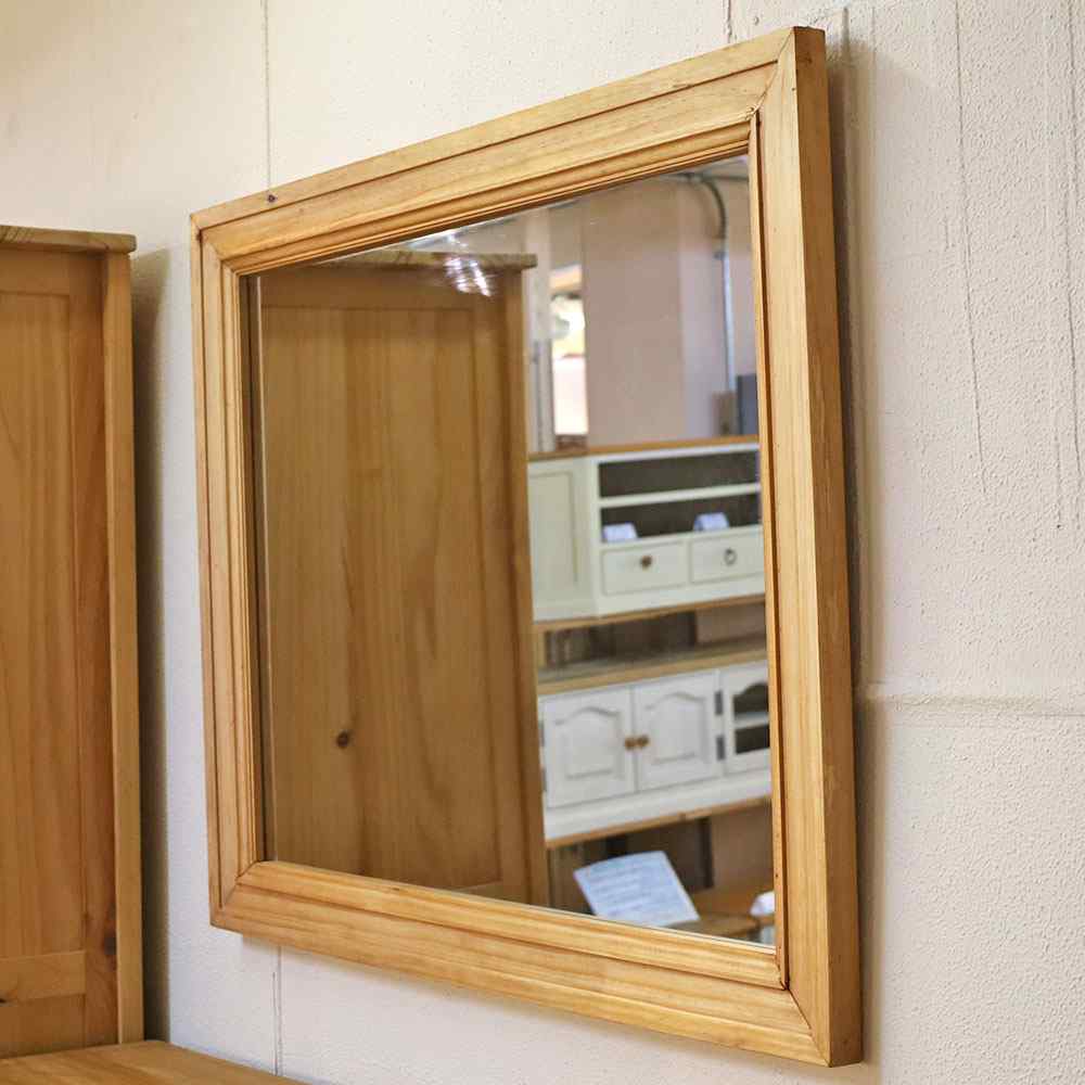 北の住まい設計社ミラー鏡ウォールミラーパイン材