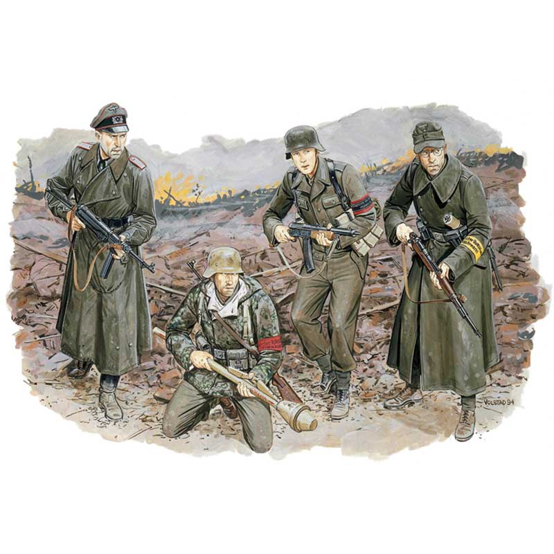 プラモデル :: その他 :: WW.II ドイツ軍 国民突撃兵 ベルリン 1945