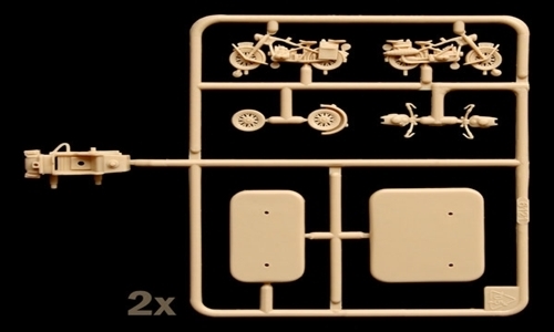 プラモデル :: 軍用車両 & 武器 :: WW.II ドイツ軍 オートバイ部隊