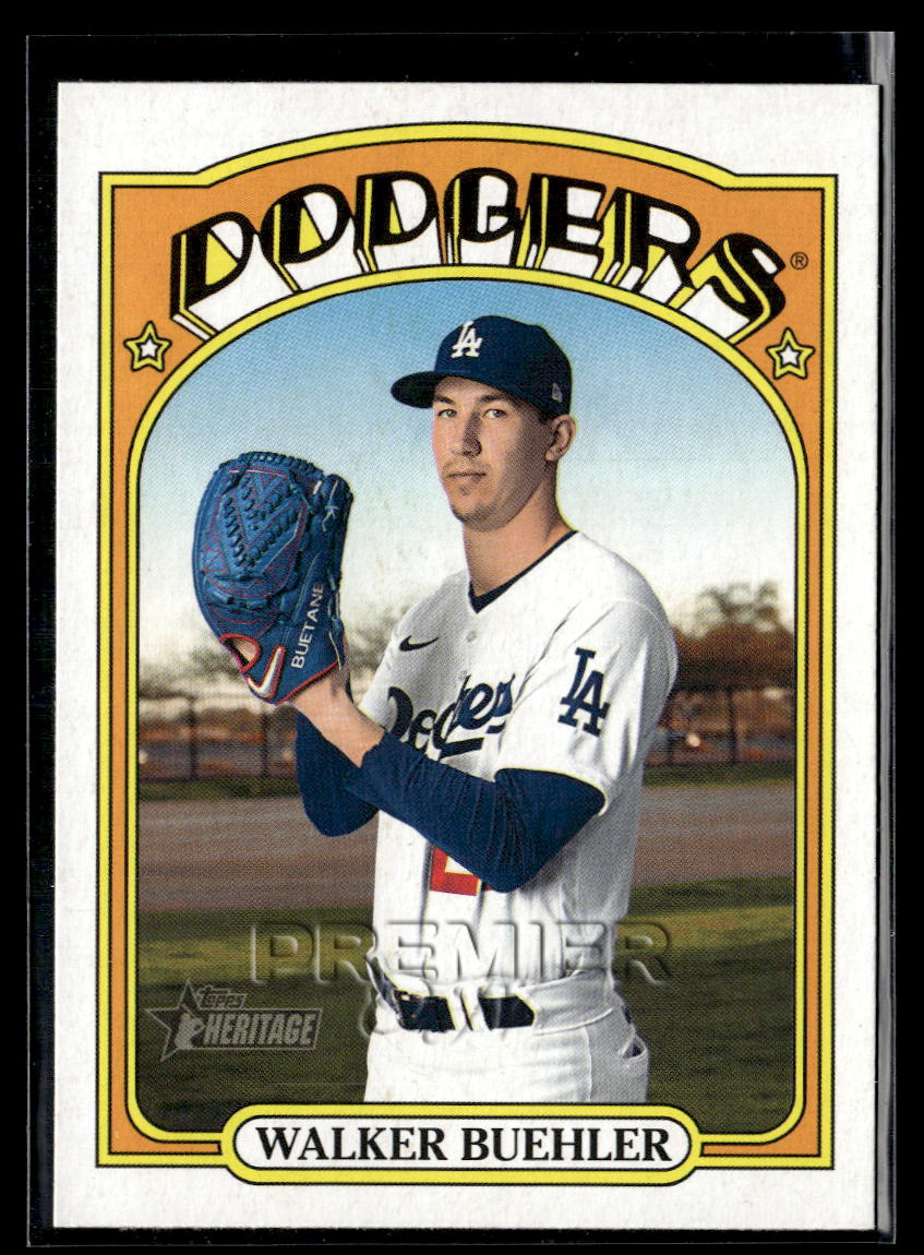 2021 Topps Heritage #712 Walker Buehler - Premier OJV