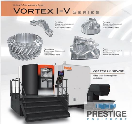 Mazak Vortex e1060-V/8 5-Axis Machining Center - Machining Centers
