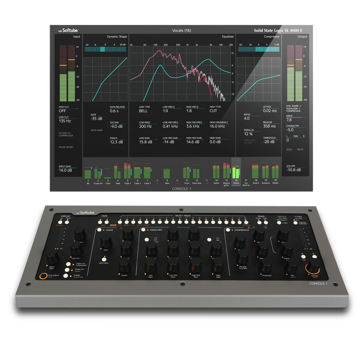Softube Console 1 MKII Hardware Controller - Plugin - Professional