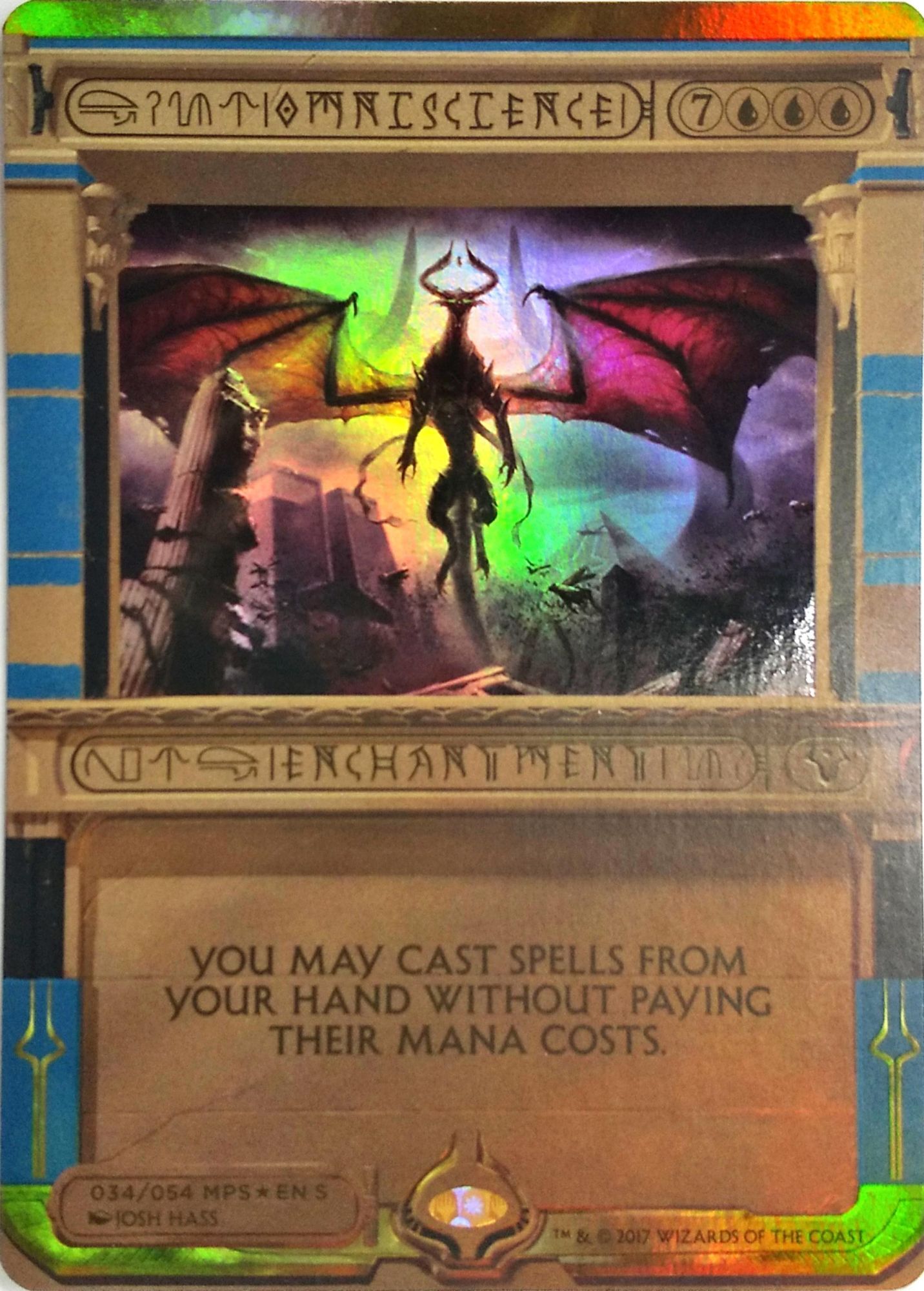 MTG 全知 foil MPS