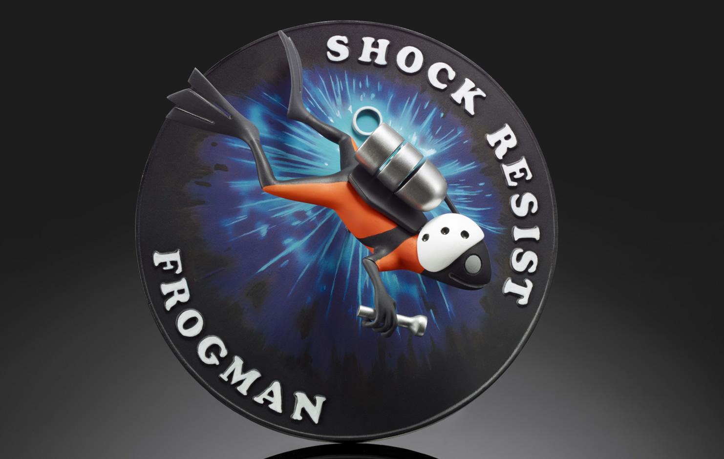 G-SHOCKと海洋堂がコラボ！新生FROGMANの「潜水カエル」がフィギュアに