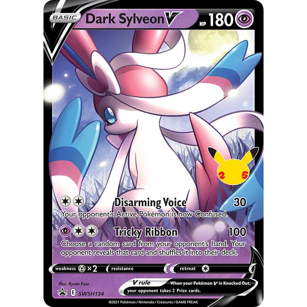 Celebrations Collection-Dark Sylveon V - PTCG Live Code