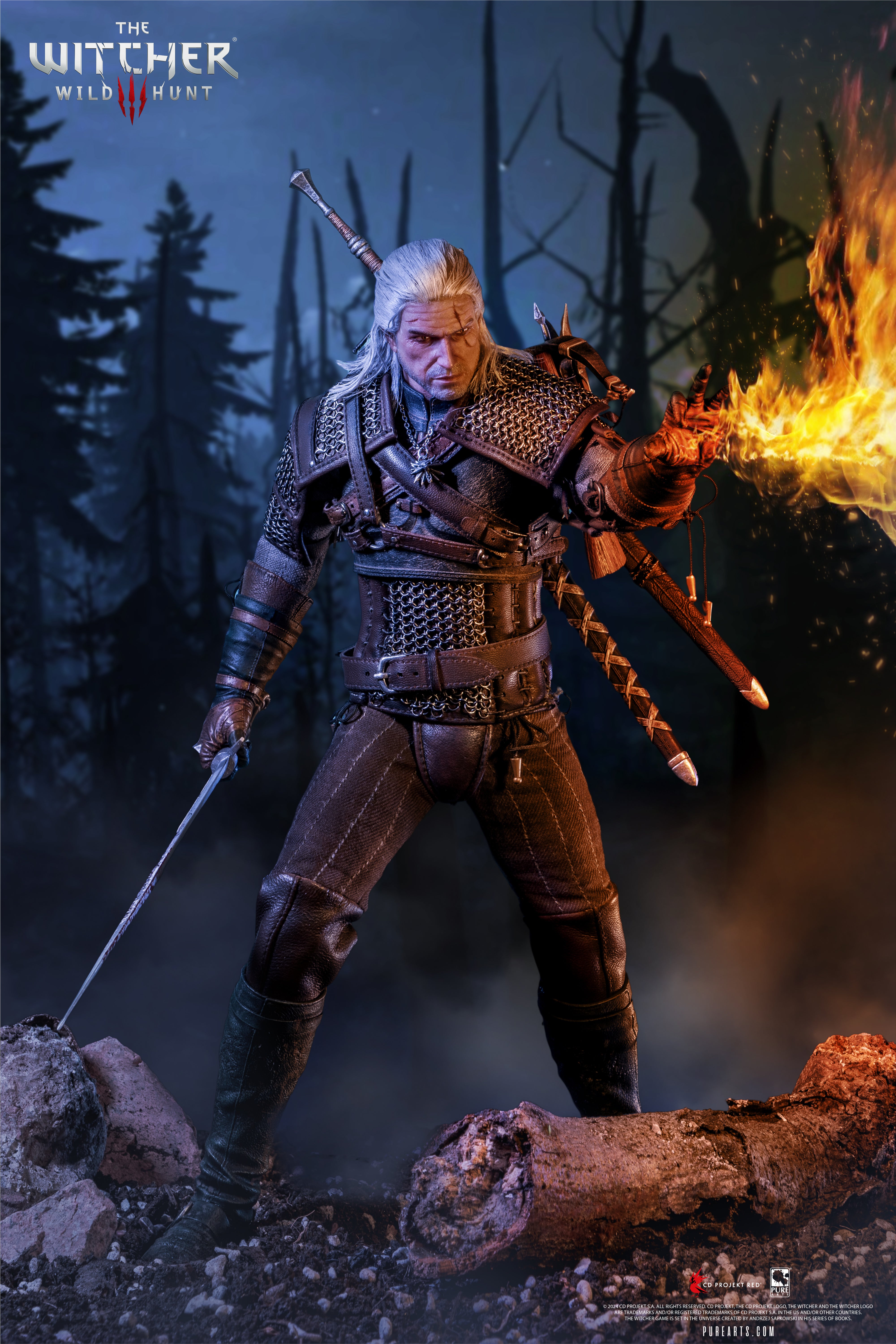 The Witcher 3: Wild Hunt Geralt of Rivia 1/6 Scale Premium