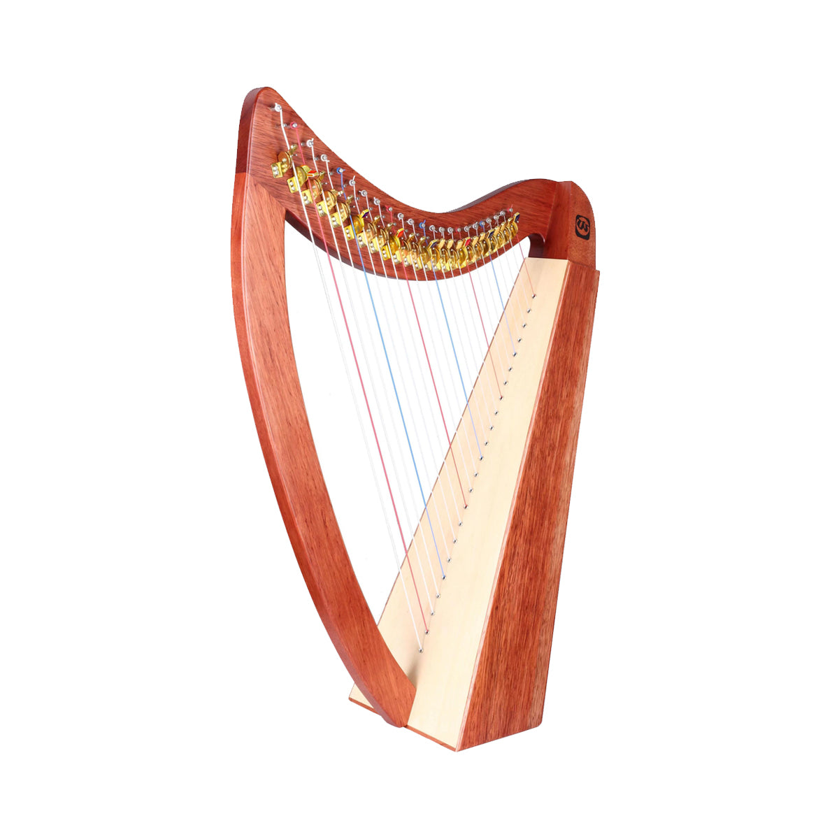 Walter.t 23-String Lever Harp Irish Harp Celtic Lyre Semitone Key