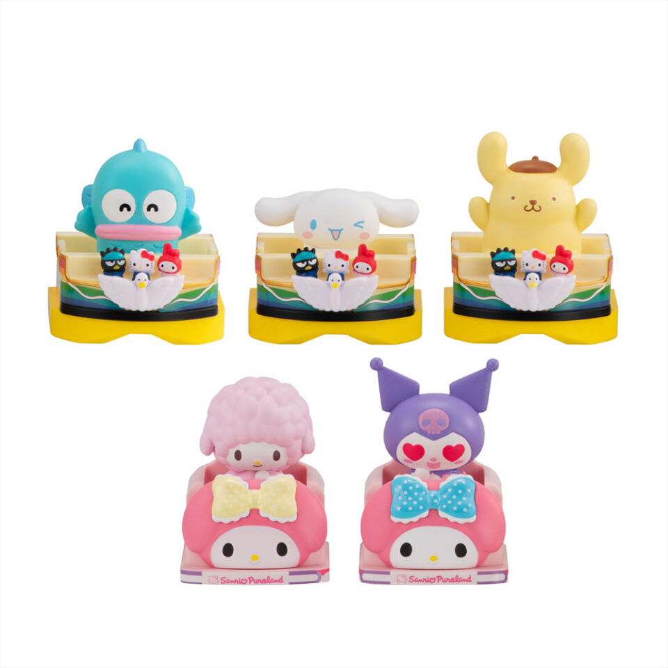 サンリオ　わくわくおでかけなかよしバス 缶ケース　ピューロランド限定 サンリオピューロランド 限定 バス型お菓子缶 他全3個セット｜Yahoo