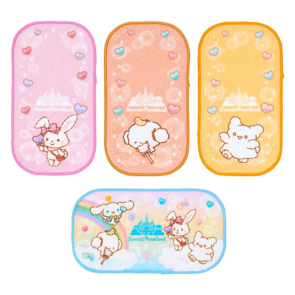 ハーフタオル4枚セット(ウィッシュミーメル・こぎみゅん・まるまる