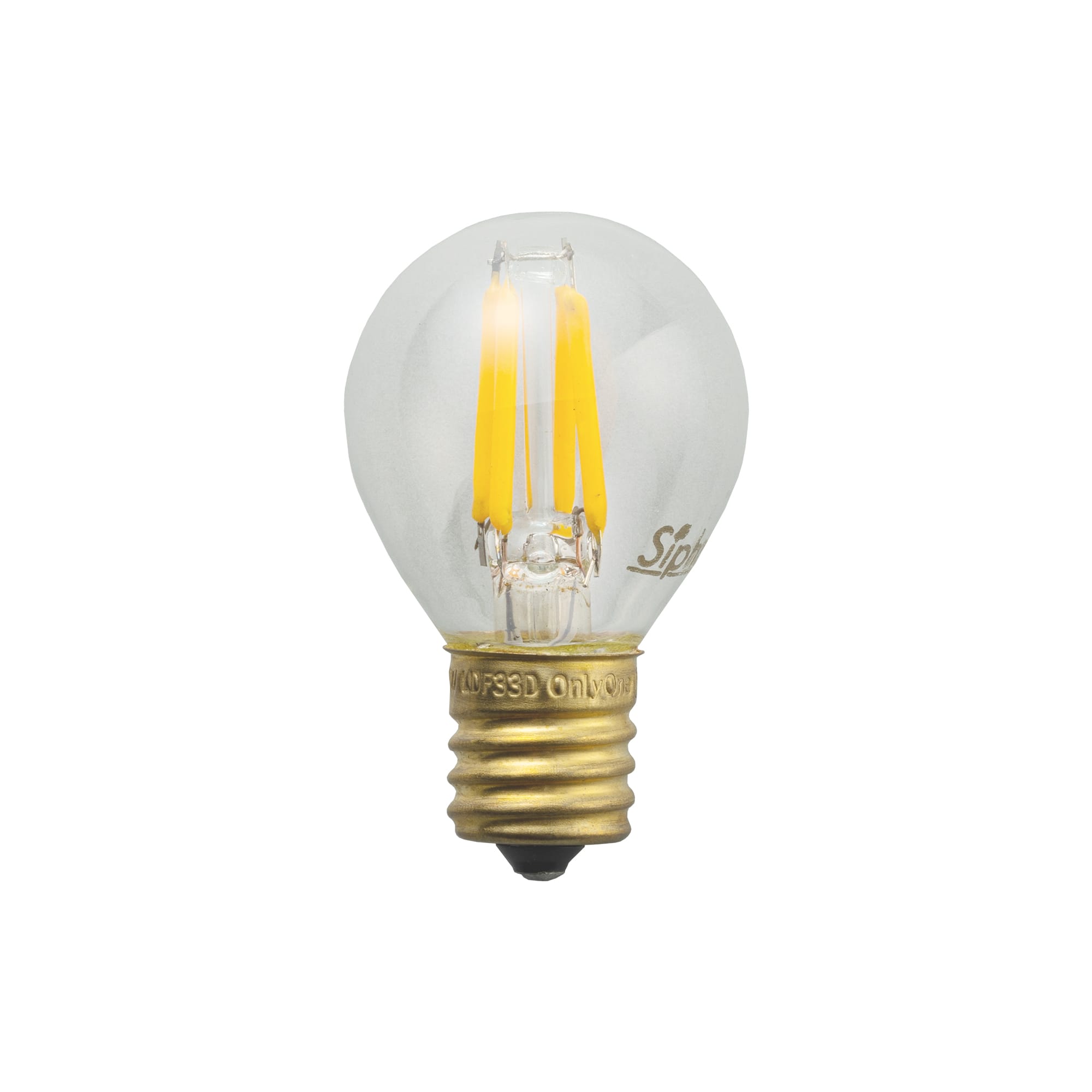 ビンテージLED電球 LEDボール35(E17)35W相当 2200K | LT-BB002-18-G141