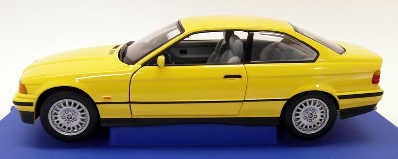 UT Models 1/18 Scale Diecast 180 023320 BMW 3-Series Coupe Yellow