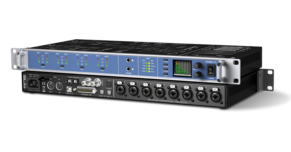 8-Channel Full Range Preamp | AD Converter | Audio Interface - rme