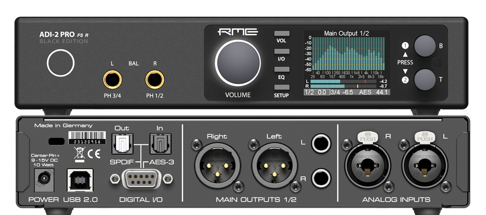 ADI-2-Pro FS R BE - RME Audio Interfaces | Format Converters