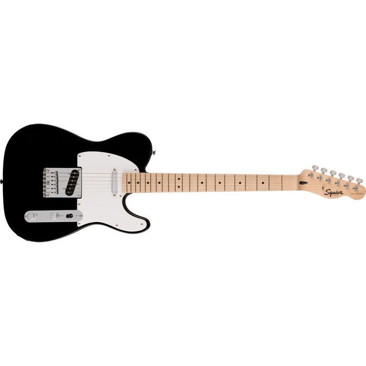 Squier Sonic Telecaster Akçaağaç Klavye Siyah Elektro Gitar,Squier
