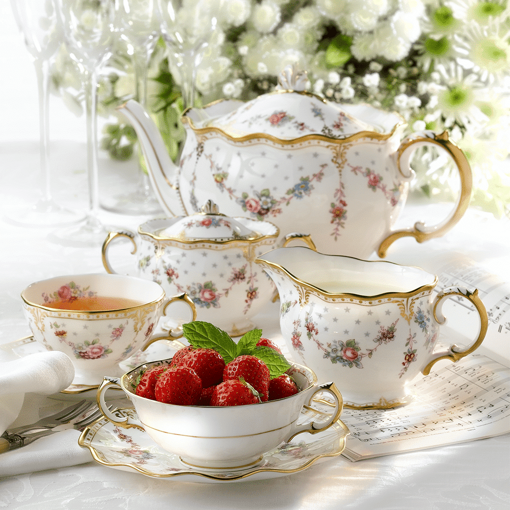 Royal Antoinette Fruit Saucer (13cm) - Royal Crown Derby
