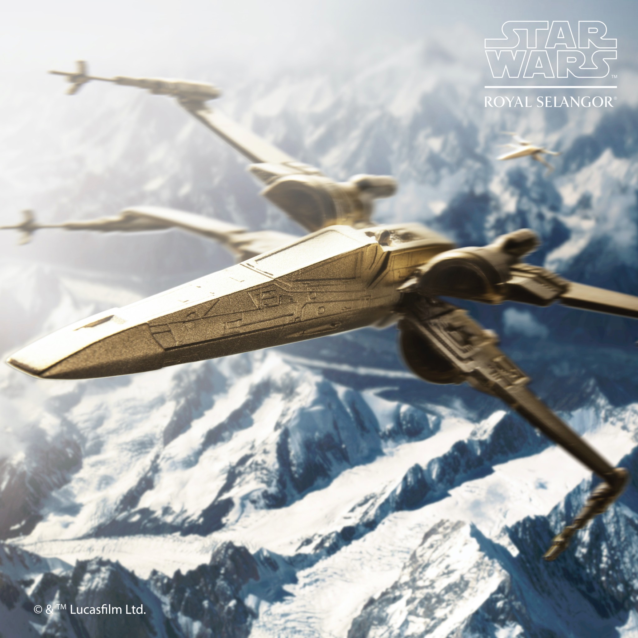 スター・ウォーズ ヴィークル X-wing ロイヤルゴールド リミテッド