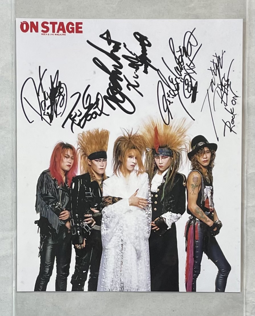 当時物 X JAPAN バンド ポスター 約60cm x 90cm 木枠付 薔薇 X バンド