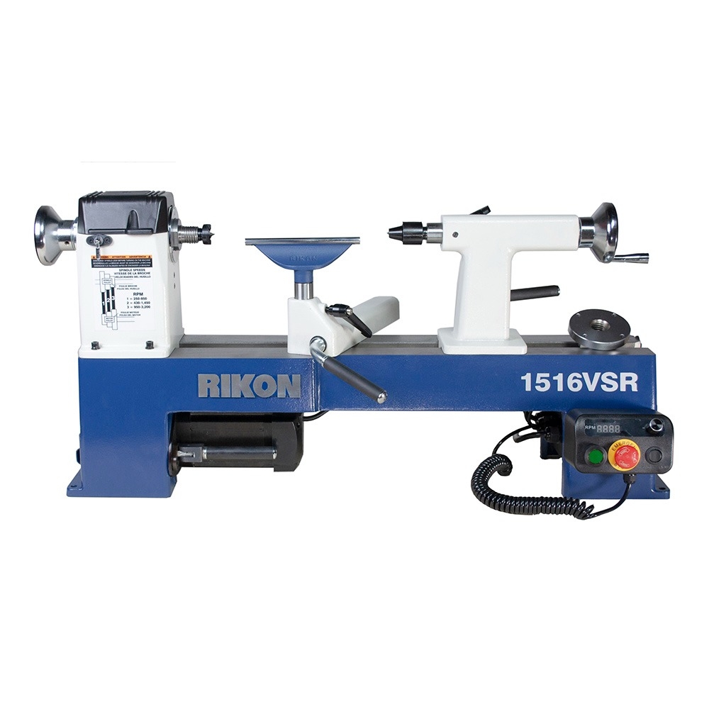 Rikon Variable-Speed Midi Lathe with Z3 Chuck System, 70-1516VSRK