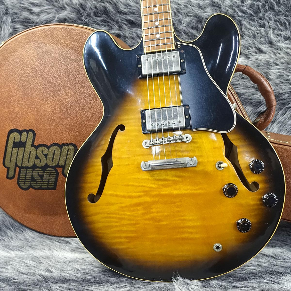 ギブソン　ES 335 Dot 1997年製【最終値下げ】 1997 Gibson ES-335 Dot Neck Reissue special flamey Cherry w/Gold