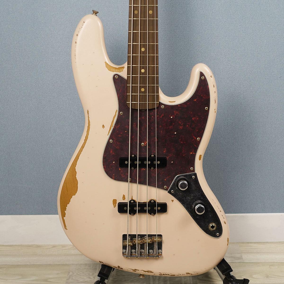 Fender Mexico Flea Jazz Bass Roadworn Shell Pink <フェンダー