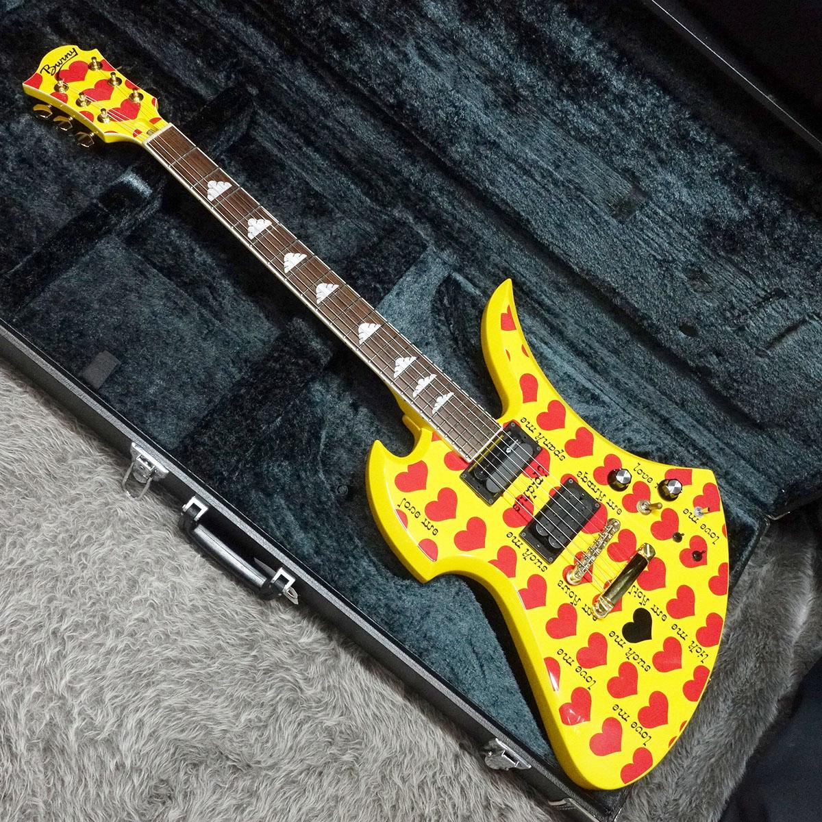 BURNY MG-145S HIDEモデル イエローハート FERNANDES 中古】Burny バーニー / MG-145S hide Model Yellow Heart 【福岡店