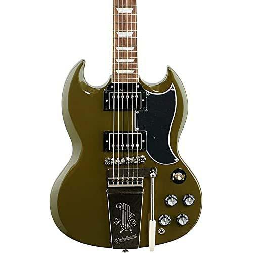 Epiphone SG Standard '61 Maestro Vibrola Olive Drab Green